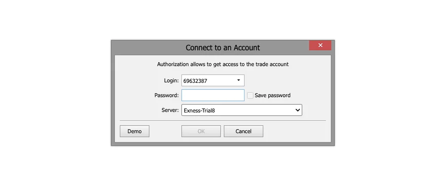 Exness MT4 Login