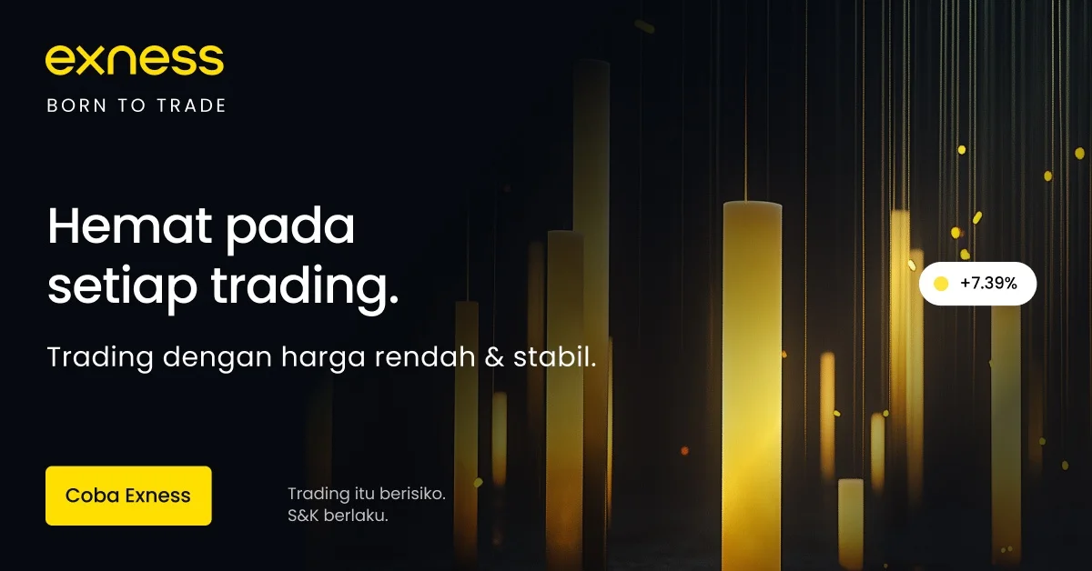 Harga Exness rendah dan stabil.